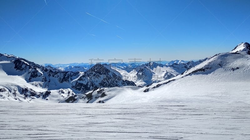 风景,冰河,上阿迪杰,寒冷,雪板,运动,奥地利,雪,蒂罗尔州,户外