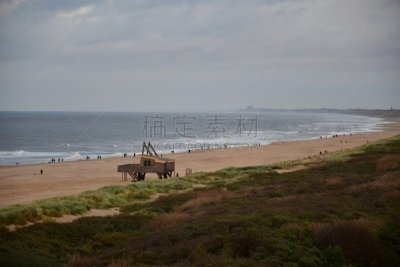 海牙,荷兰,海滩,暗色,车轮,赞德沃特,草,背景,夏天,户外