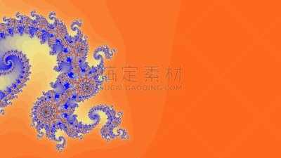 橙色,背景,分形,代表,宁静,禅宗,触须,海洋生命,十字图案,风