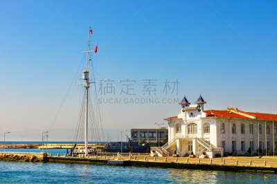 都市风景,伊斯坦布尔,岛,海洋,土耳其,2017年,七月,天空,美,水平画幅