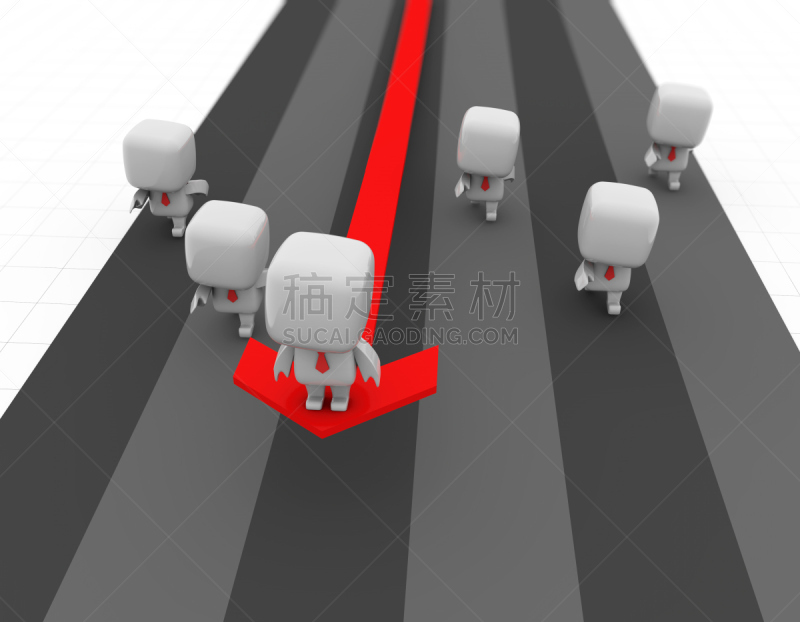 箭头符号,商务,人,小的,白色,档案管理员,会议主持人,讽刺漫画,领奖台,工头