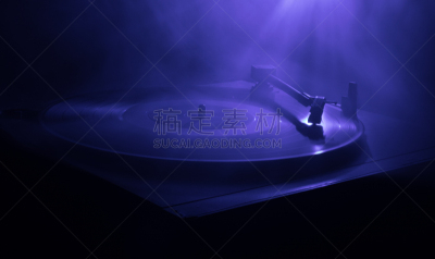 聚会的音乐主持人,技术,唱片,音乐,唱盘,背景聚焦,放音设备,噪声,进行中,混合