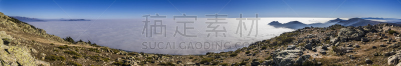 云,都市风景,埃斯科里亚尔,全景,城市天际线,海洋,西班牙,山脉,马德里,在上面