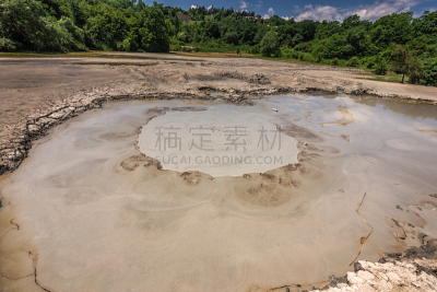 沸腾的,mud pot,大涌谷,富士箱根伊豆国立公园,维修站,硫磺,采石场,乔治亚州,火山,矿