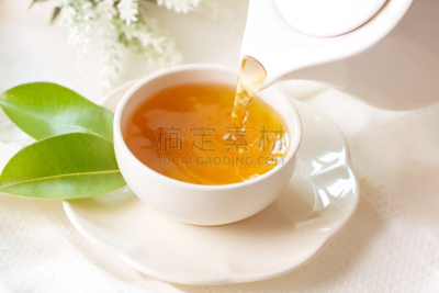 白色,红茶,茶杯,热,茉莉茶,下午茶,茶壶,美国,芳香的,水平画幅