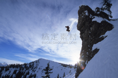 操场,塔夷,自然,人,运动,极限运动,冬天,云,图像,滑雪运动