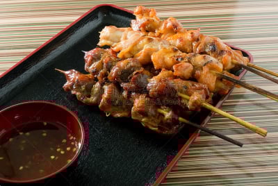 烧烤鸡,餐盘,美味,格子烤肉,烧烤店,酒屋,照烧,沙嗲,串肉签,烤肉串