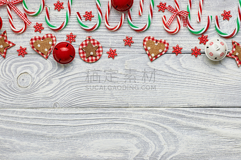 木制,背景,圣诞装饰物,留白,水平画幅,无人,组物体,乡村风格,甜点心