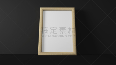 相框,三维图形,空白的,木制,黑色,室内,画廊的开幕式,文件夹,办公室,留白