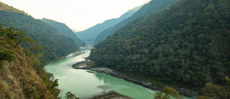 恒河,瑞诗凯诗,印度,非凡的,风景,乌塔兰恰尔邦,青山山脉,灵性,运动,云