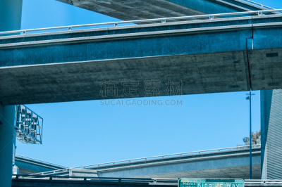 高架道路,办公室,天空,未来,美国,水平画幅,建筑,反光器,城市,北极熊区