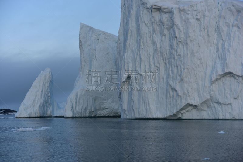 北冰洋,冰山,北极,格陵兰,天空,风,气候,雪,北美,戏剧性的景观