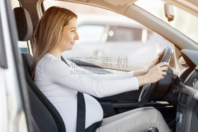 女人,汽车,美,车轮,水平画幅,父母,美人,陆用车,腹腔,安全