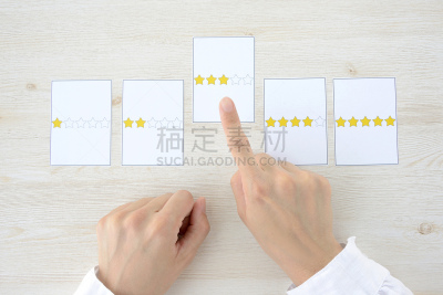 比较,商务,水平画幅,星星,顾客,得分,五个物体,积分卡,头等舱,名声