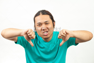 职业,躯干,水平画幅,手势语,特写,仅男人,仅成年人,长发,市场营销,大拇指朝下
