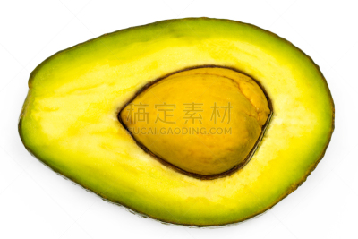 鳄梨,清新,白色,分离着色,一半的,动物的顶撞行为,崎岖不平,绿酱,褐色,水平画幅