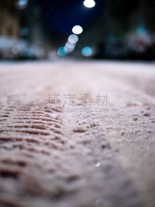 轮胎,雪,街道,特写,寒冷,城市生活,纹理效果,汽车,环境,霜