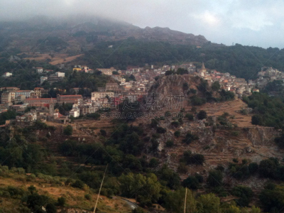 全景,城镇,诺瓦拉,墨西拿,水平画幅,地形,山,建筑,无人,古城