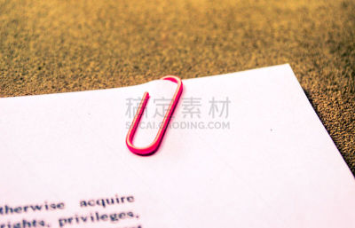 回形针,文档,办公室,留白,办公用品,水平画幅,无人,曲别针,成品