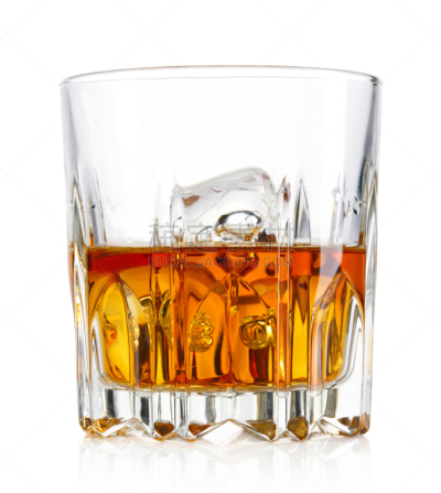 威士忌,玻璃杯,白色背景,冰,分离着色,玻璃,苏格兰威士忌,小酒杯,白兰地,琥珀