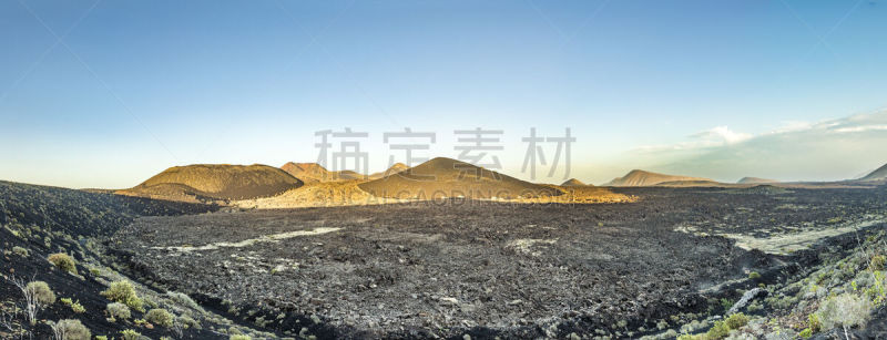 timanfaya national park,火山口,兰萨罗特岛,火山喷口,火山地形,加那利群岛,自然,天空,水平画幅,地形