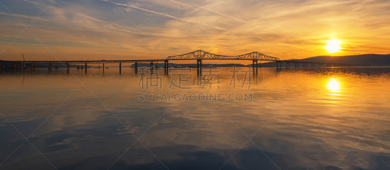 塔潘泽大桥,塔利镇,沉睡谷,纽约州,哈德逊河,纽约,水,水平画幅,无人,户外