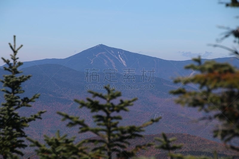 纽约州,白面山,自然,水平画幅,高视角,地形,山,无人,滑雪运动,滑雪坡