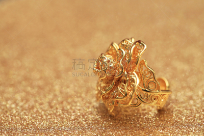 黄金,戒指,玫瑰,背景,美,水平画幅,符号,珠宝,订婚戒指,金属