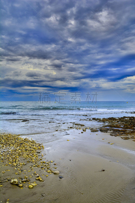 海滩,卡斯特利翁省,垂直画幅,水,天空,美,沙子,无人,早晨,夏天