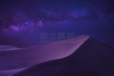 银河系,看,沙漠,男人,天空,灵性,星系,沙子,夜晚,努力