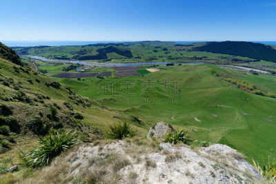 hawkes bay region,新西兰,电报机,自然,全景,图像,美,无人,纳皮尔,河流