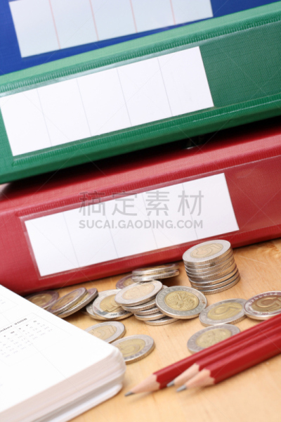职业,大量物体,有序,垂直画幅,办公室,办公用品,桌子,金融,日历,数据