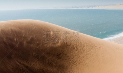 纳米布沙漠,纳米比亚,纳米布沙海,南大西洋,纳米比亚沙漠,水,风,水平画幅,沙子,无人