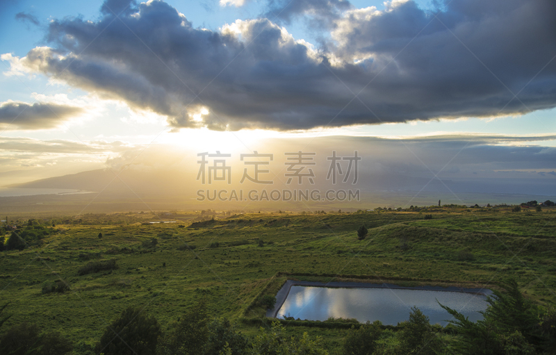 地形,汽车视镜,自然,天空,美,美国,水平画幅,云,无人,太平洋岛屿