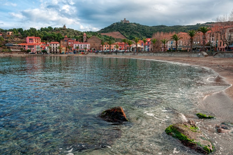 Collioure, France. French regions Languedoc-Roussillon and Midi-Pyrénées. Occitanie .