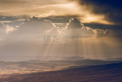 拉格兰萨巴那,黄昏,南美,水,公园,水平画幅,罗赖马山,瀑布,玻利瓦尔省,户外