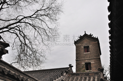 孔子庙,曲阜,山东省,中国,孔子,道教,水平画幅,建筑业,建筑,旅行者