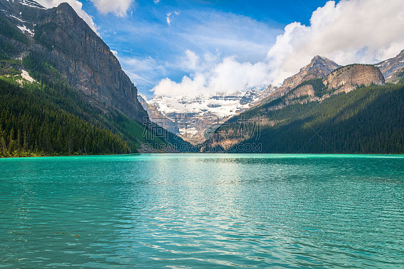 加拿大,自然,班夫,水平画幅,地形,冰河,阿尔伯塔省,夏天,户外,湖