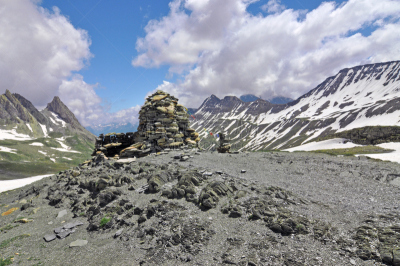阿尔卑斯山脉,自然,阿尔皮勒,勃朗峰,天空,公园,水平画幅,雪,夏天,户外