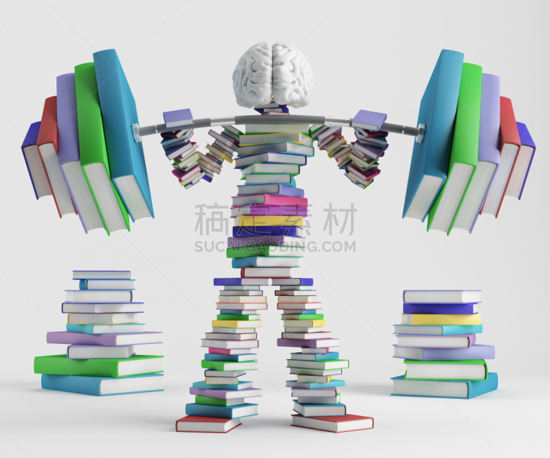 智慧,运动,好主意,百科全书,脑部,水平画幅,提举,性格,图像,想法