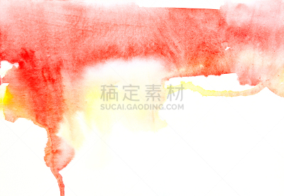 抽象,红色,黄色背景,水彩画,混沌,水平画幅,无人,绘画插图,墨水,湿