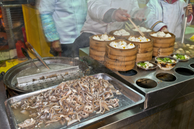 食品,市场,北京,王府井,牛肚,东方市集,米饺子,鸡汤,日式火锅菜,夜市