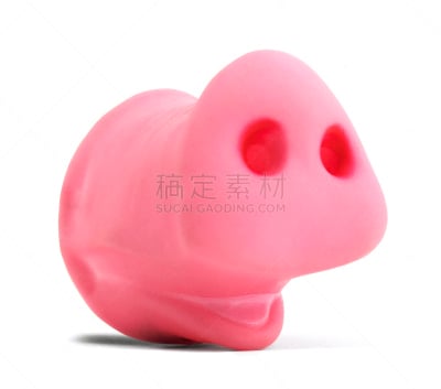 人的鼻子,橡胶,分离着色,猪,伪饰,水平画幅,进行中,家猪,无人,塑胶