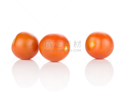 清新,白色,分离着色,樱桃番茄,酸,肿胀的,蔬菜,一个物体,背景分离,食品