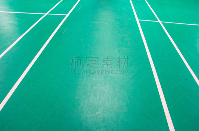 羽毛球,球场,绿色,羽毛球运动,毽子,球拍,体育场,水平画幅,泰国,室内
