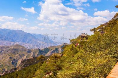 衡山,山,北,都市风光,非凡的,大同,山西省,道教,水平画幅,无人