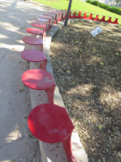 座位,红色,垂直画幅,长椅,吧椅,安达卢西亚,夏天,不舒服,金属,2015年