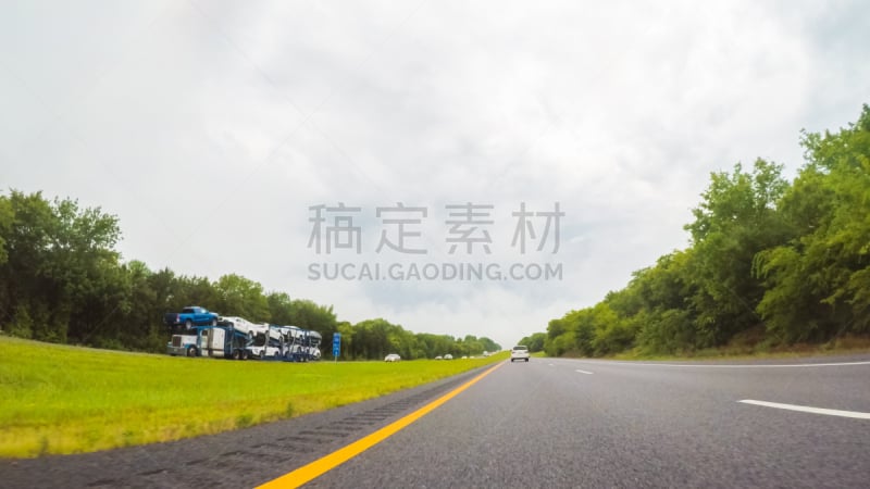 田纳西,公路,西,美国州际公路,从在汽车上的角度拍摄,拍摄场景,美国,水平画幅,后院,路