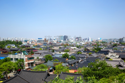 乡村,全州市,韩屋,传统,图像,瓷砖,无人,韩国,旅游目的地,屋顶