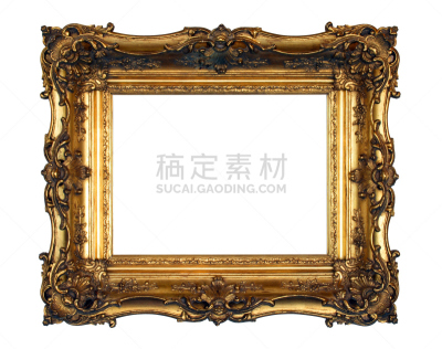黄金,华丽的,相框,古董,艺术,水平画幅,无人,古老的,古典式,巴洛克风格